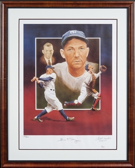 Bill Dickey Signed and Framed Lithograph (JSA)